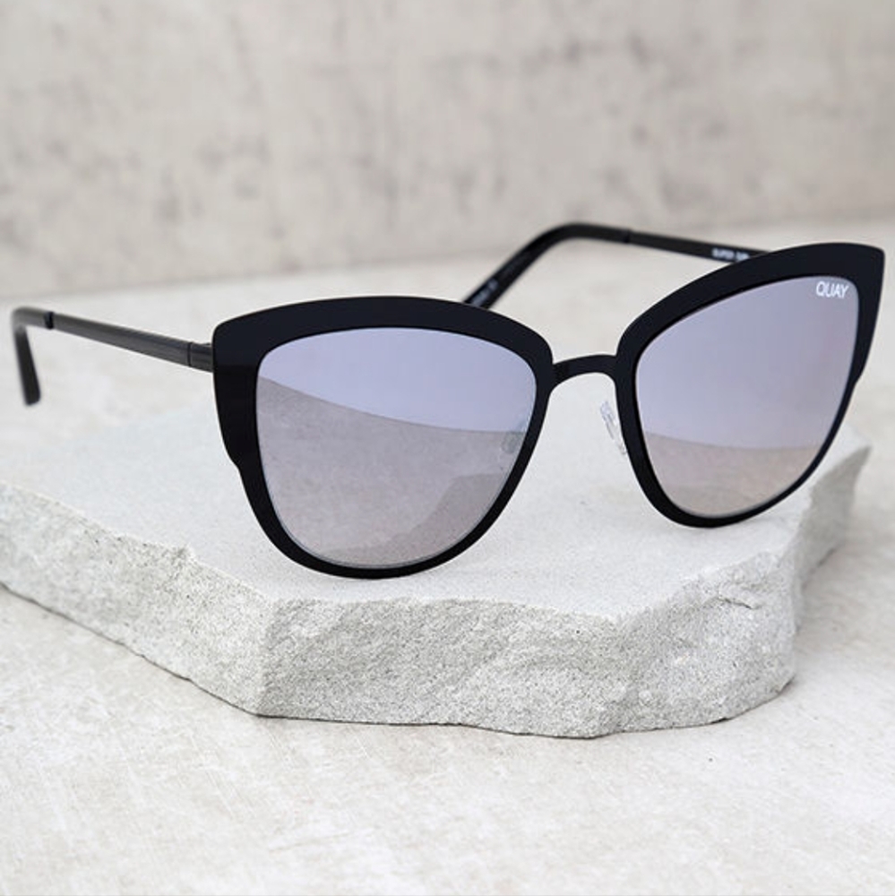 Quay Super Girl Sunglasses Black